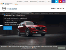 Tablet Screenshot of perryscars-mazda.co.uk